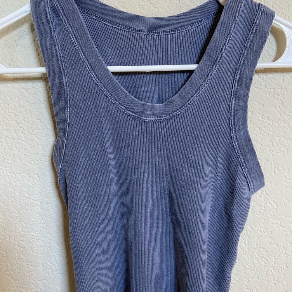brandy melville navy blue tank top